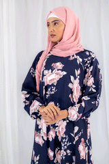 Nashwa P1 - Pirnted Maxi Abaya