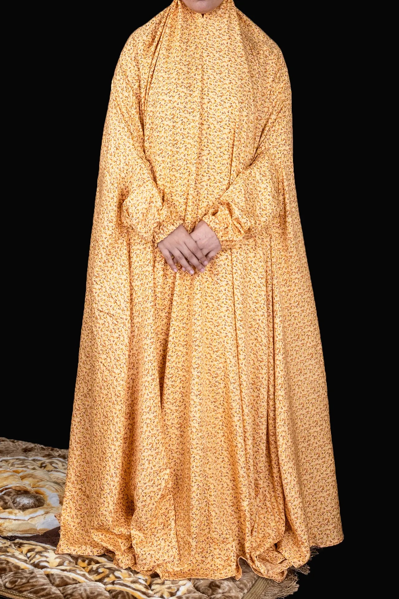 Namaz Chadar - Saffron