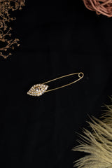 Small Crystal Safety Pin