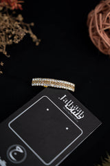 Crystal Gold Safety Pins