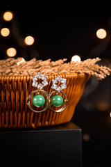 Pearl And Star Earrings - Jalbaab