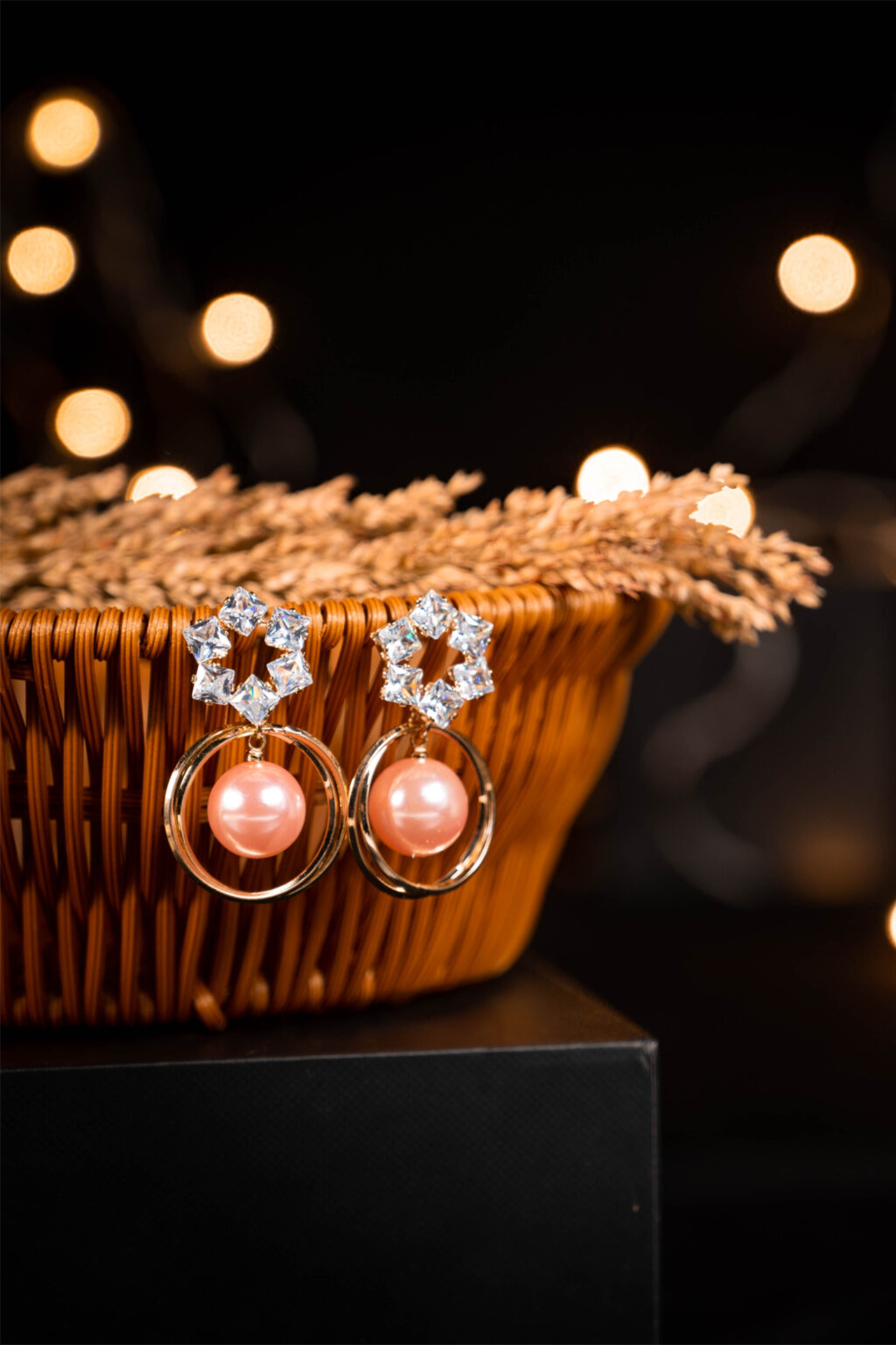 Pearl And Star Earrings