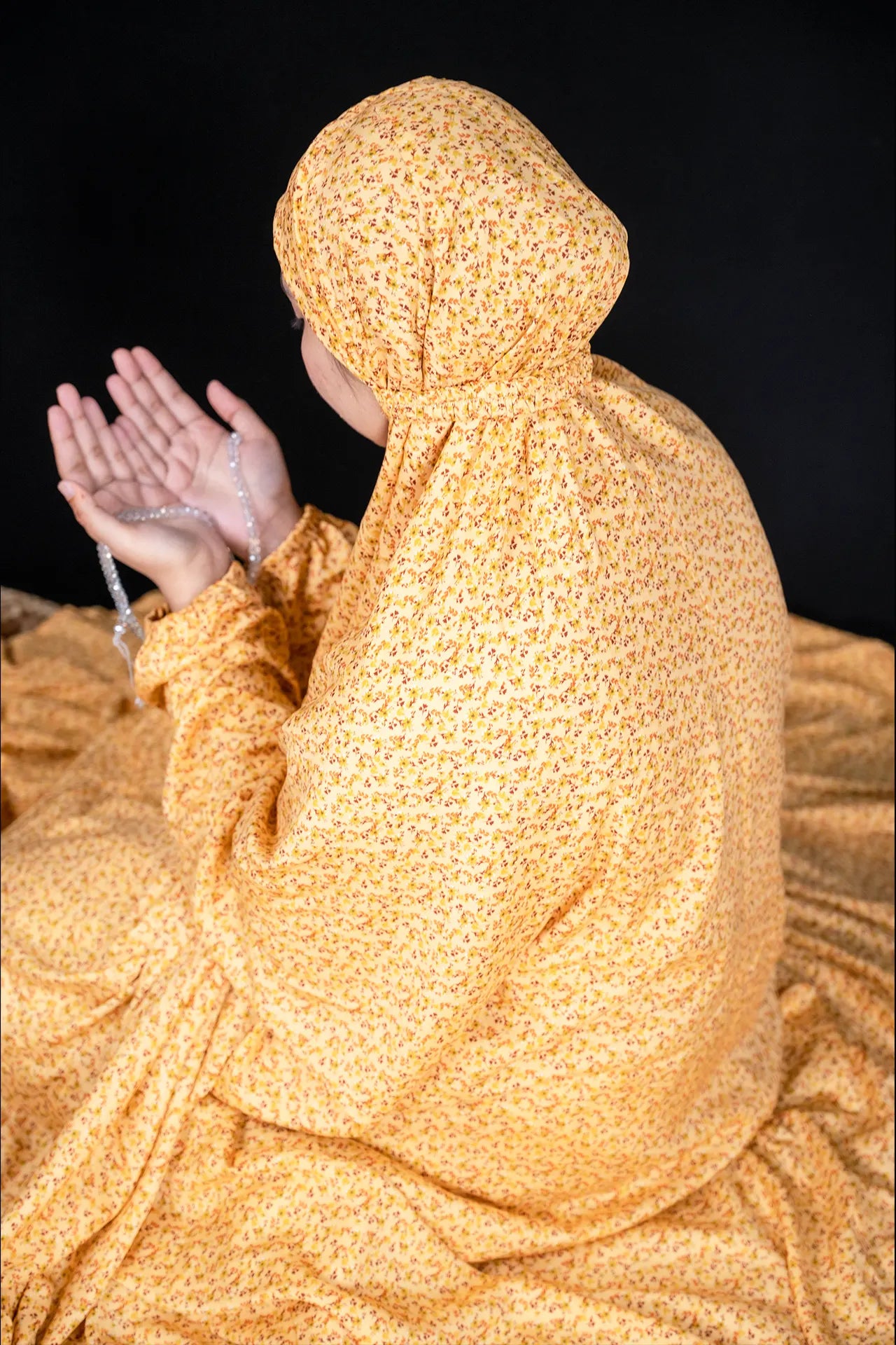 Namaz Chadar - Saffron