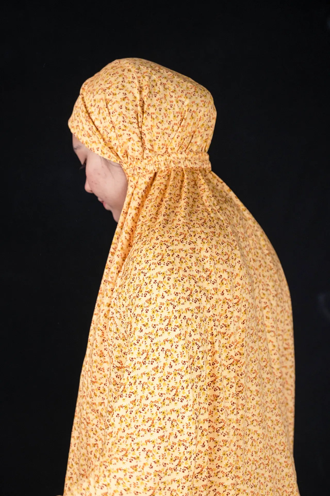 Namaz Chadar - Saffron