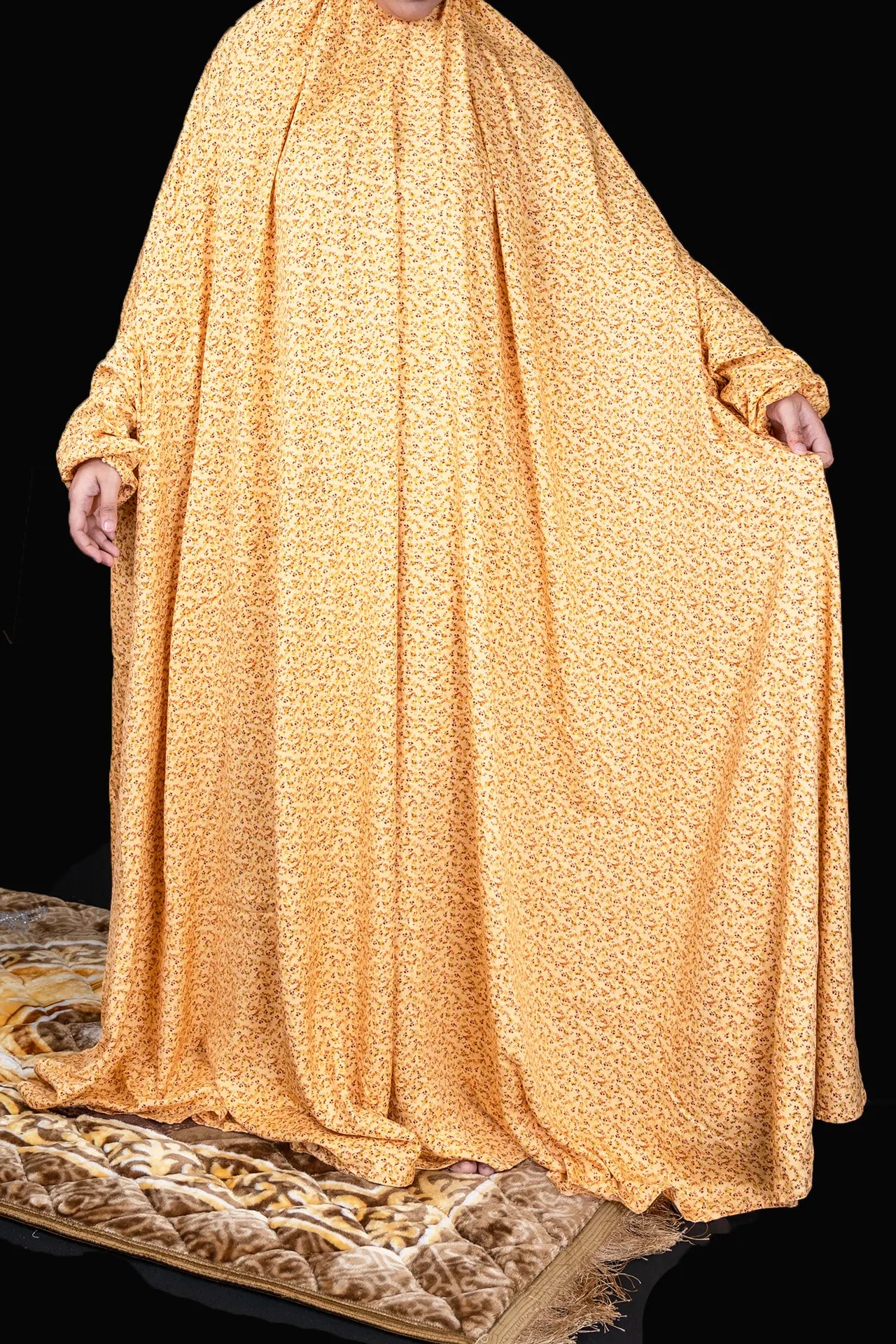 Namaz Chadar - Saffron