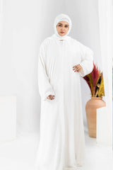 Elina - Classic White Abaya