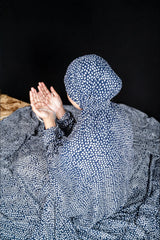 Namaz Chadar - Blue Leaves