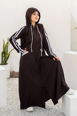 Hoodie Abaya – Dark Choco
