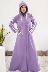Hoodie Abaya – Lavender