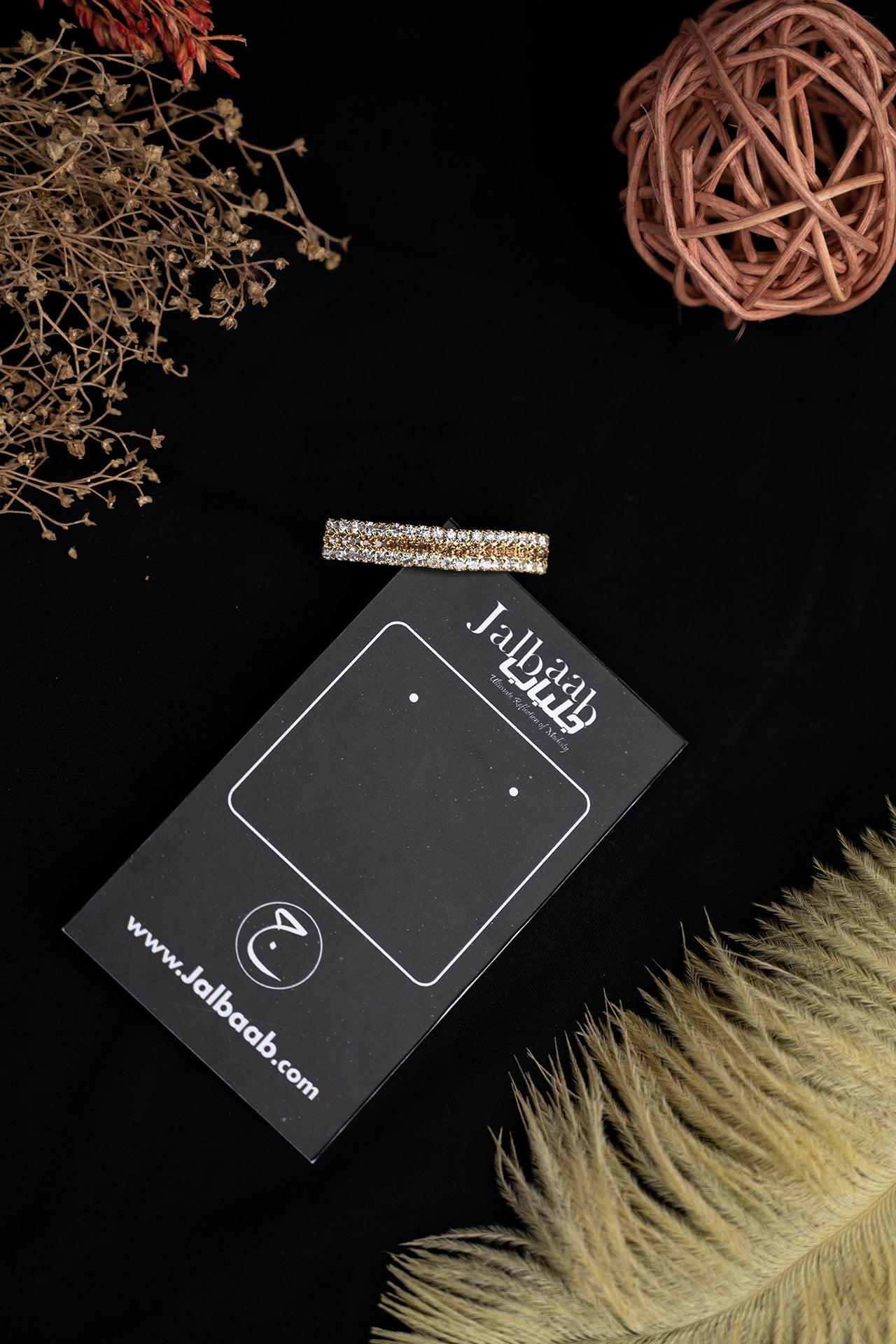 Crystal Gold Safety Pins