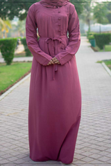 Pleated Chest Maxi - Pink