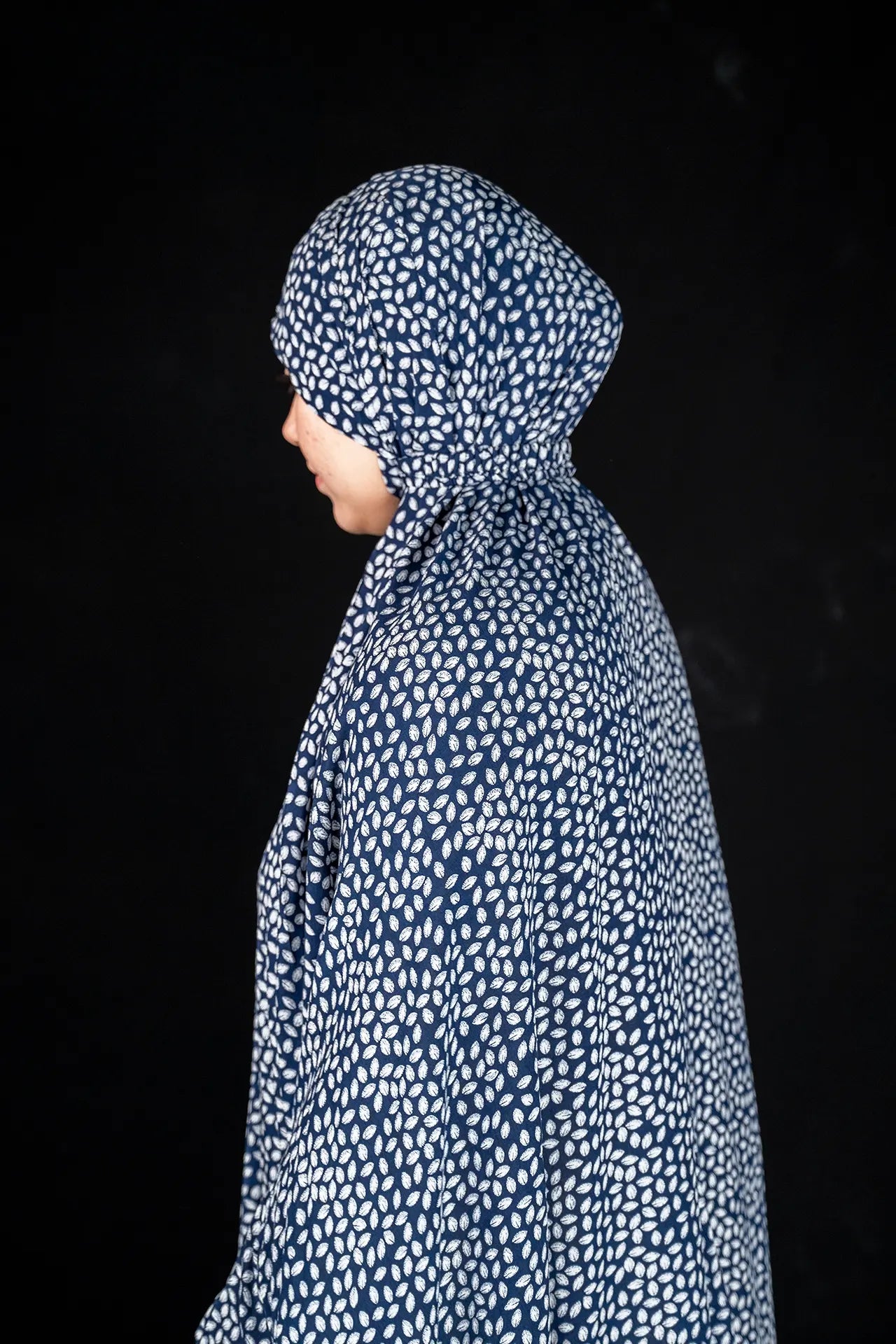 Namaz Chadar - Blue Leaves