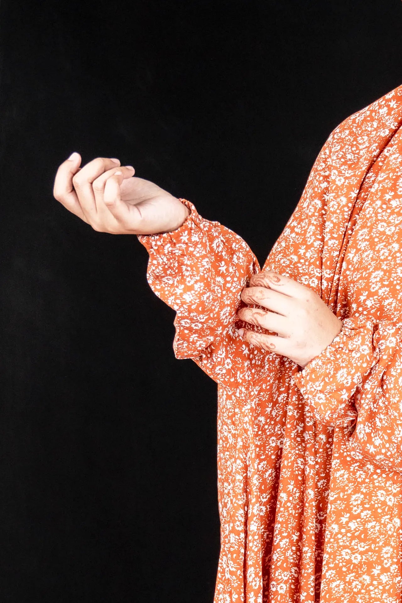 Namaz Chadar - Orange
