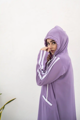 Hoodie Abaya – Lavender