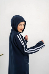 Hoodie Abaya – Navy Blue