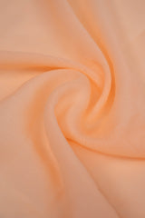 Crinkle Georgette Staller - Peach