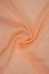 Crinkle Georgette Staller - Peach