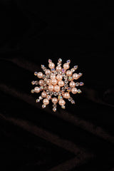 Pearl Flowered Brooch