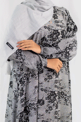 Nashwa P7 - Pirnted Maxi Abaya