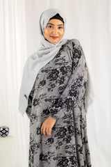 Nashwa P7 - Pirnted Maxi Abaya
