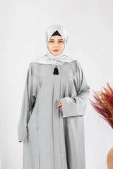 Hawwa Maxi Abaya - Grey