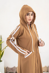 Hoodie Abaya – Camel