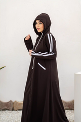 Hoodie Abaya – Dark Choco