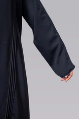 Pure Classy Lined Gown Abaya - Black