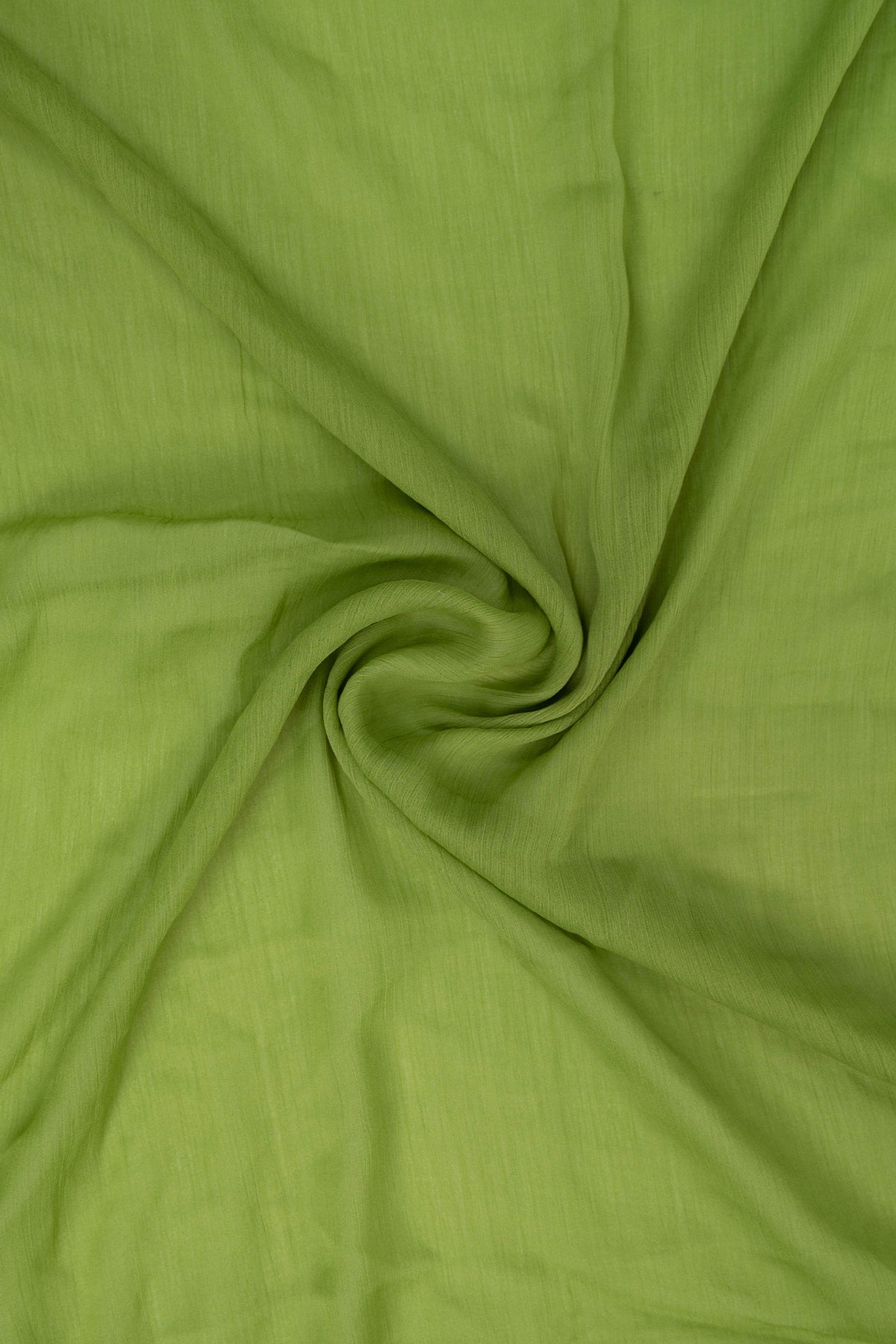 Crinkle Georgette Staller - Neon Green