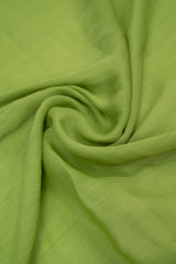 Crinkle Georgette Staller - Neon Green