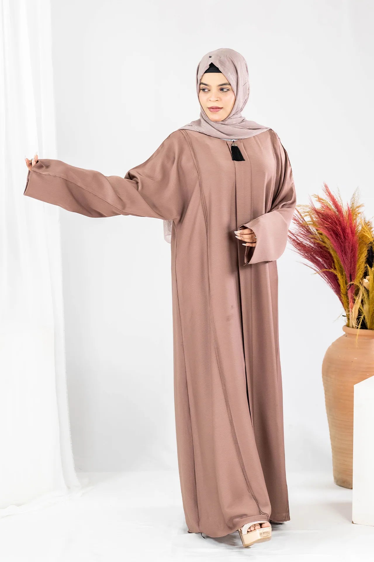 Hawwa Maxi Abaya - Rose