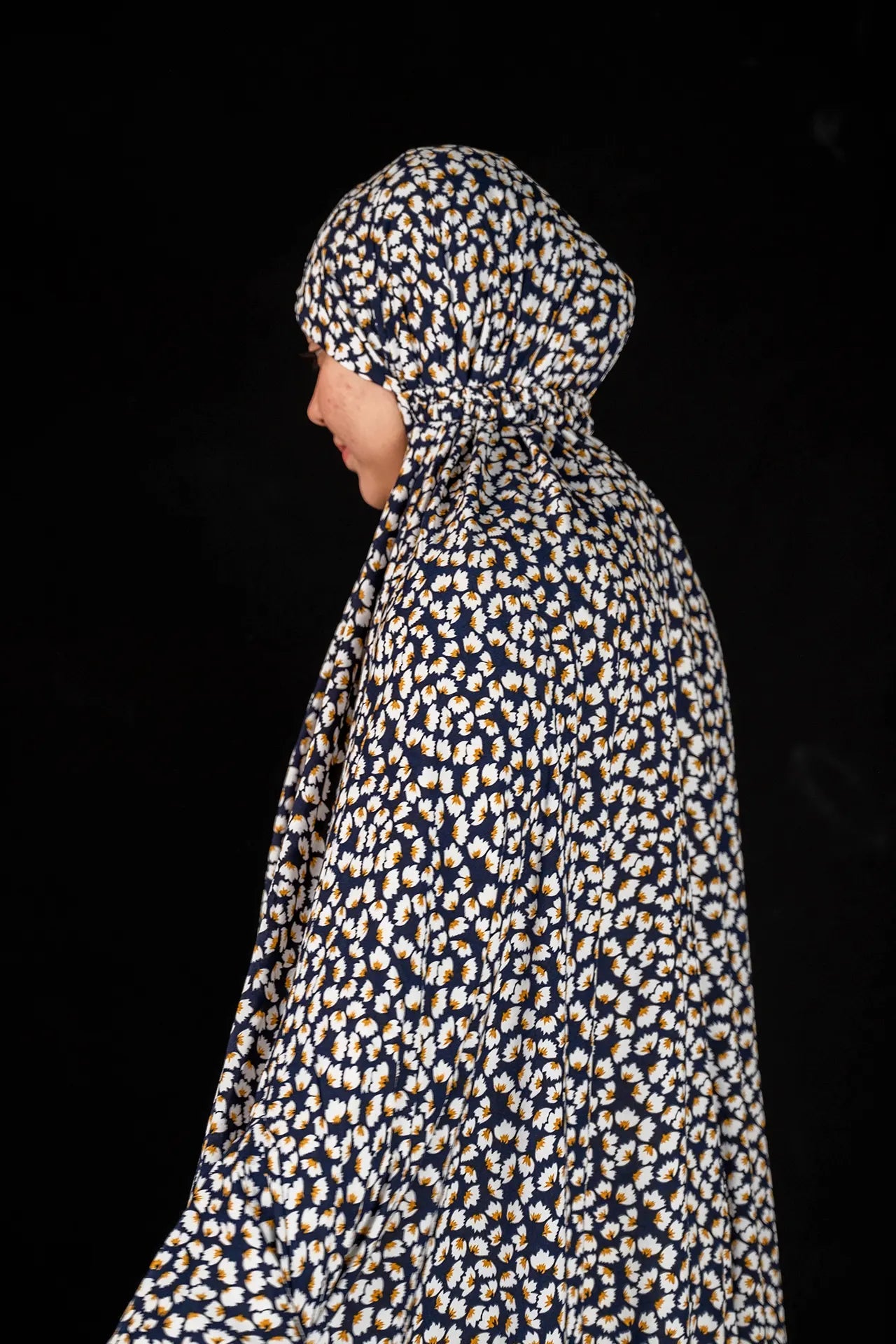 Namaz Chadar - Navy Floral