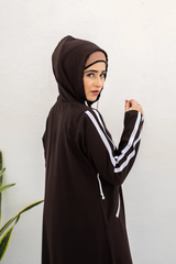 Hoodie Abaya – Dark Choco
