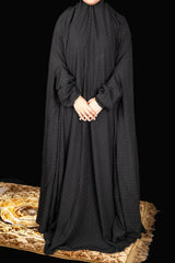 Namaz Chadar - Black Dotted