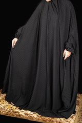 Namaz Chadar - Black Dotted