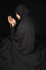 Namaz Chadar - Black Dotted