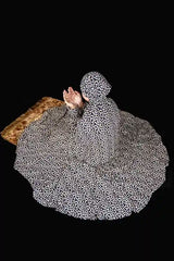 Namaz Chadar - Navy Floral