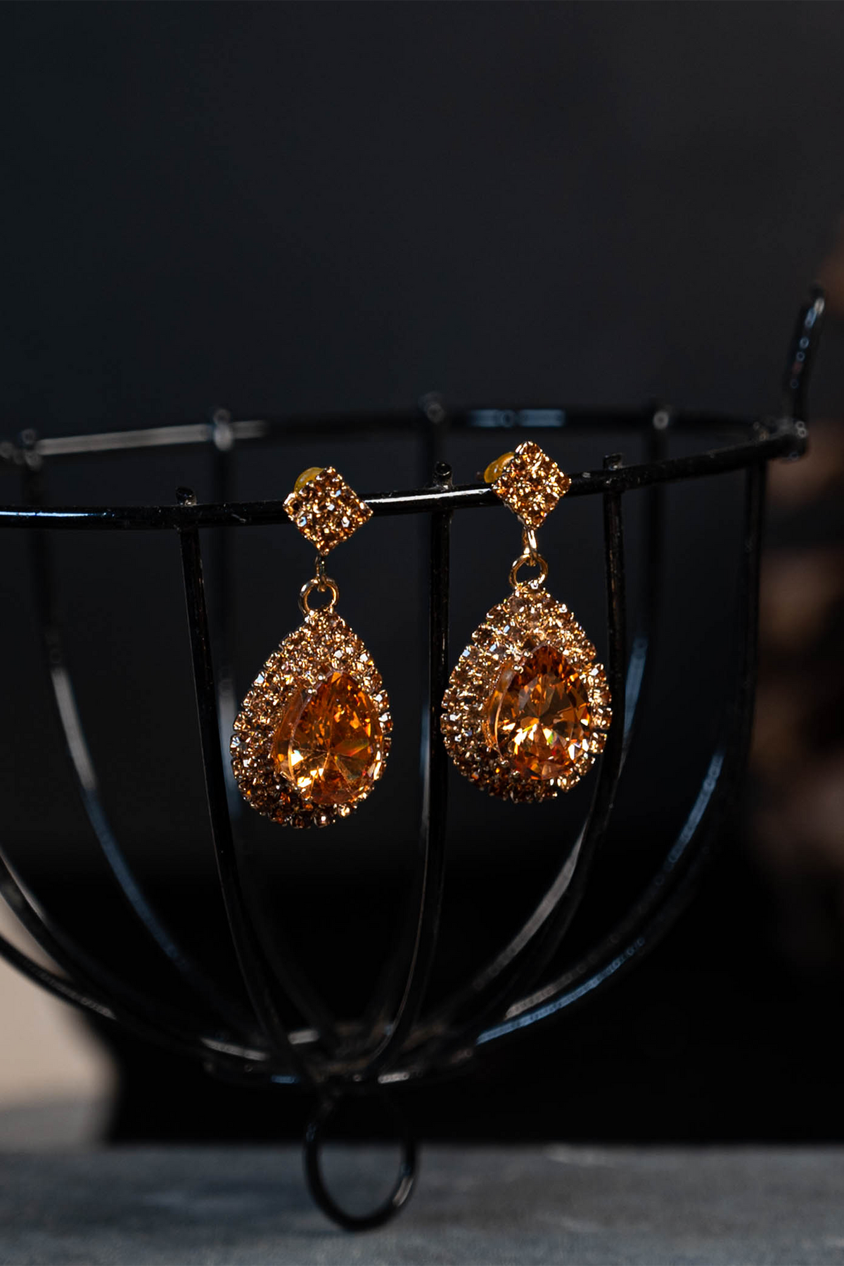 Cut Pear Earrings