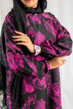 Nashwa P10 - Pirnted Maxi Abaya