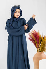 Haya - Navy Blue Abaya