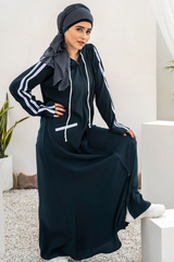Hoodie Abaya – Deep Ocean