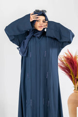 Haya - Navy Blue Abaya