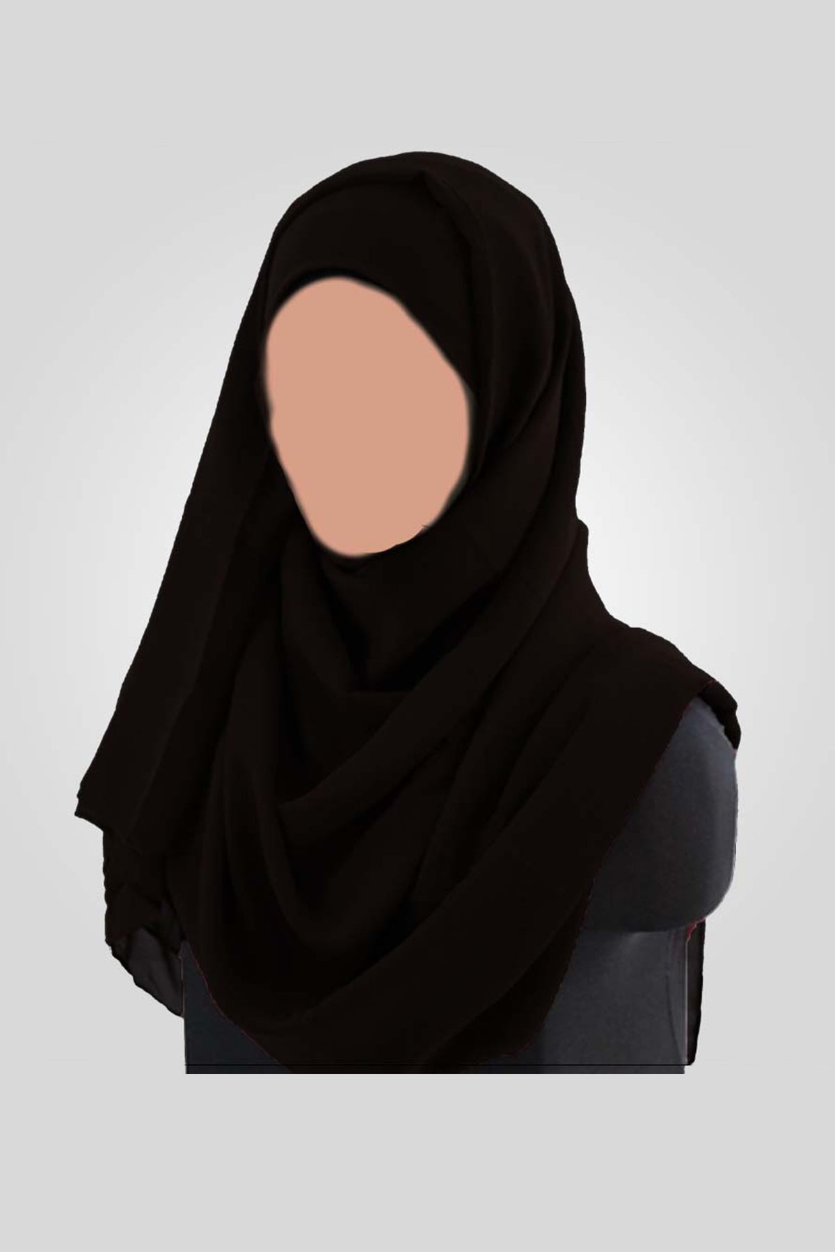 Premium Chiffon Staller - Brown