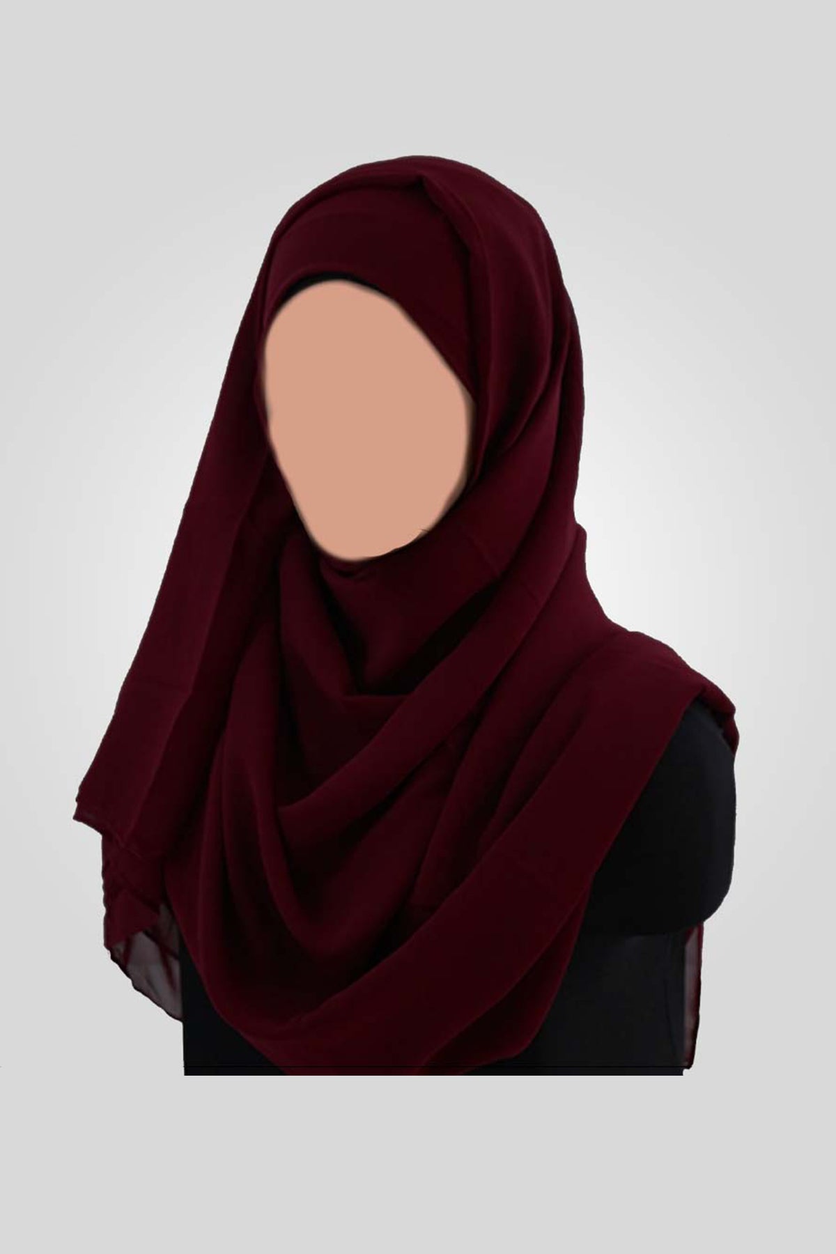 Premium Chiffon Staller - Red