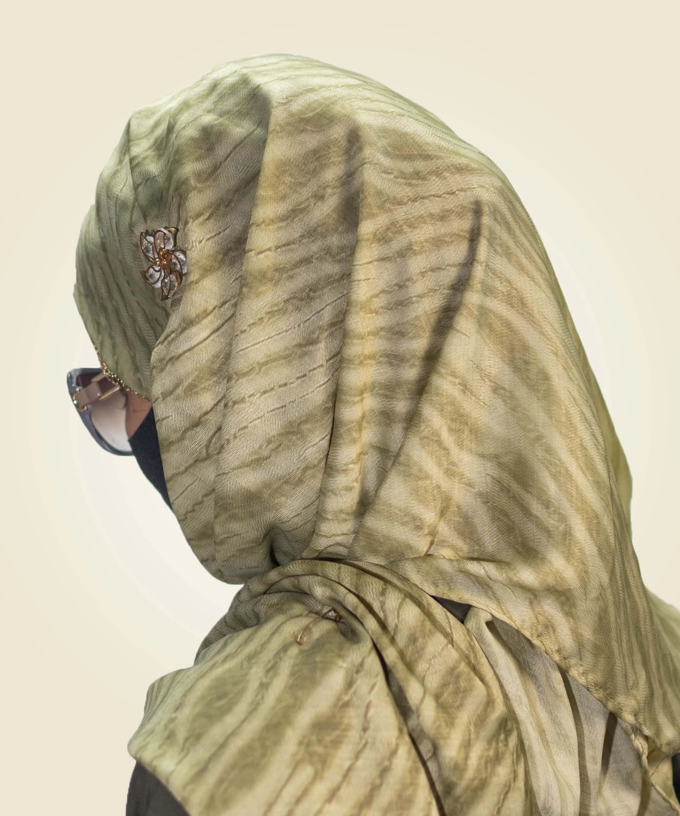 Printed Staller - Olive Green