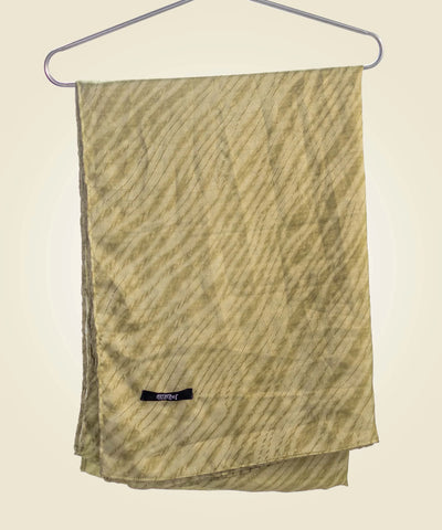 Printed Staller - Olive Green - Jalbaab