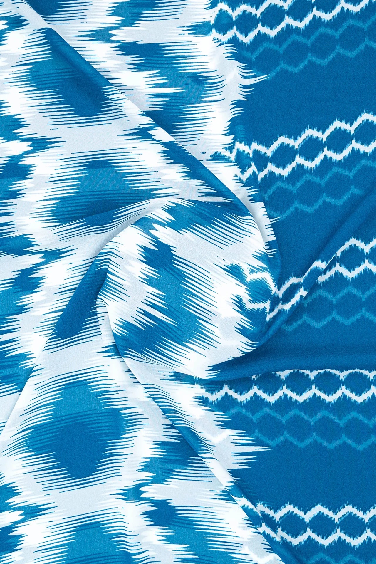 Abstract Printed Staller - Blue