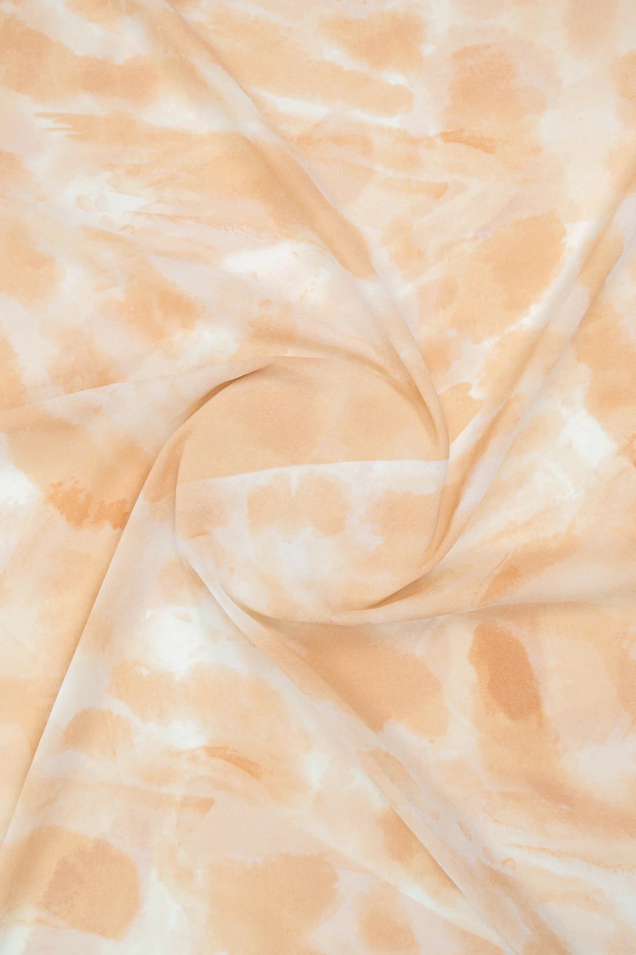 Tie N Dye Printed Staller - Peach