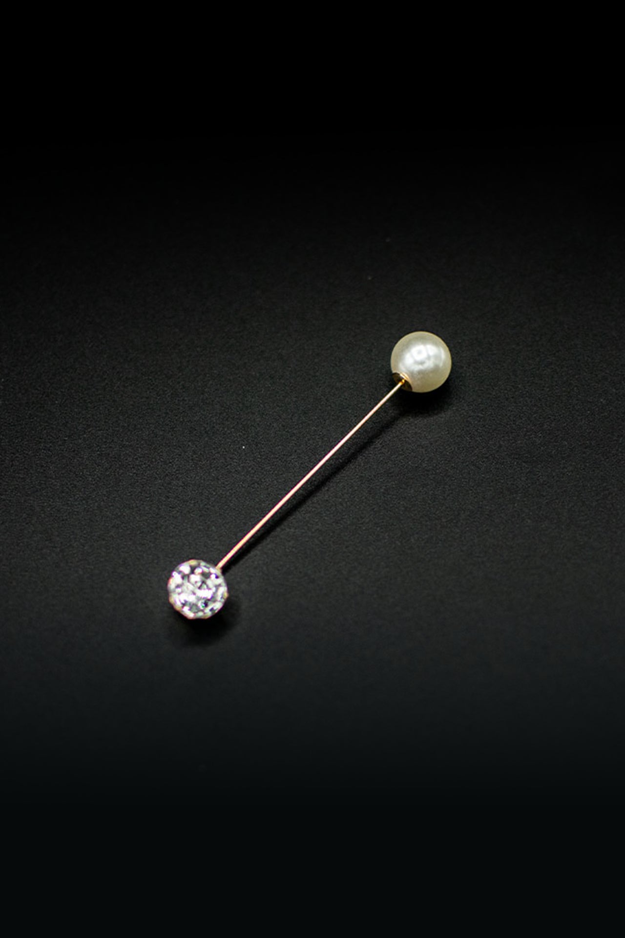 Crystal Pearl Pin