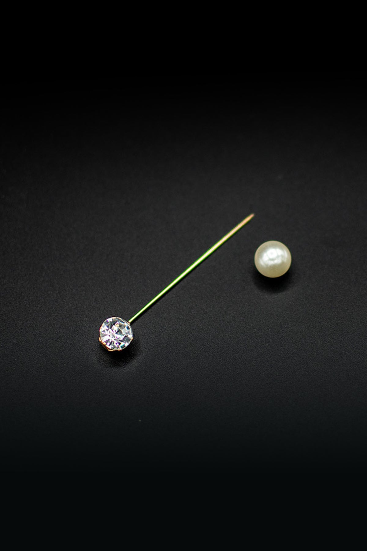 Crystal Pearl Pin